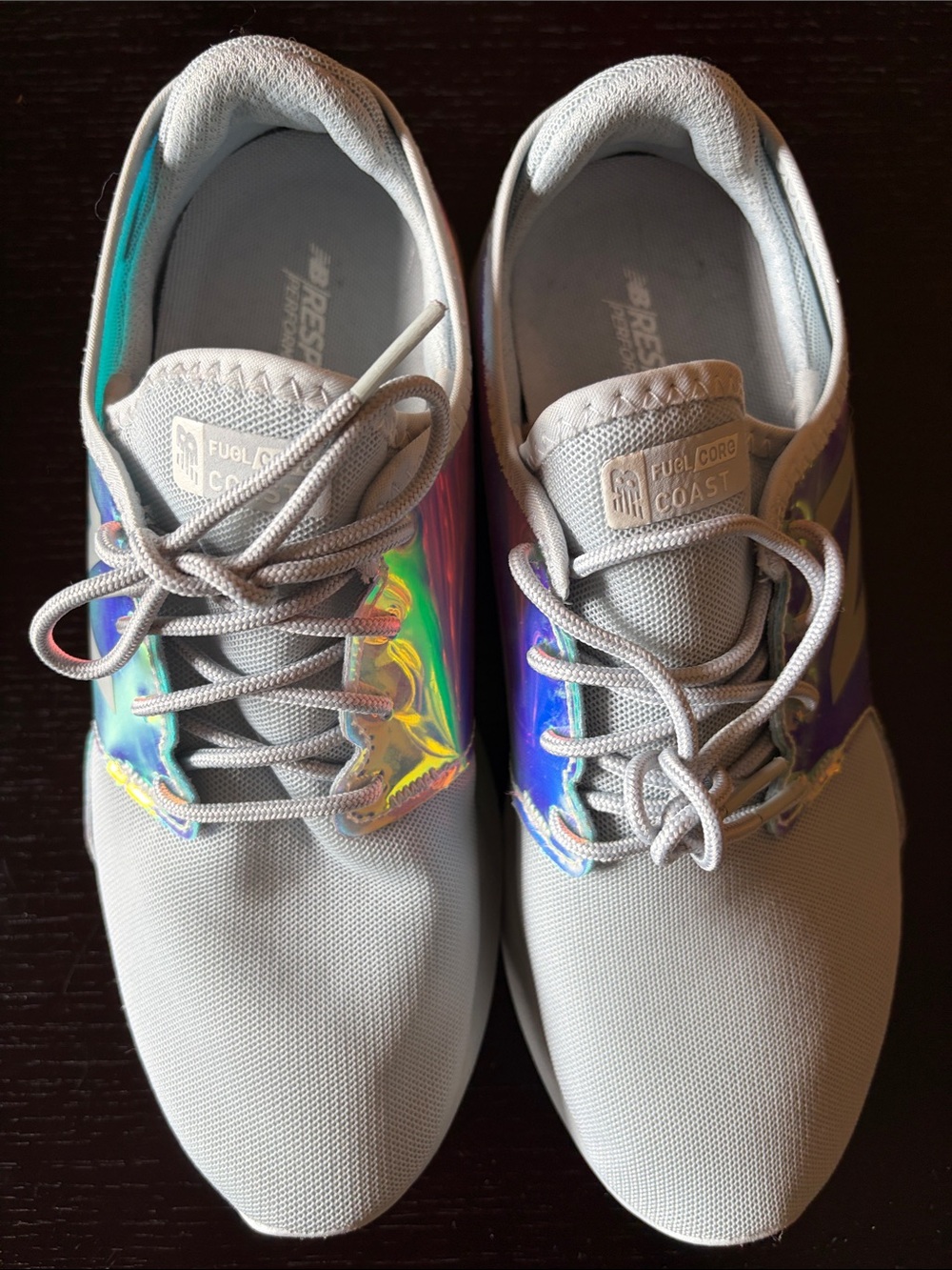 **NEW** New Balance FuelCore Coast v3 - Light Gray with Iridescent Accent